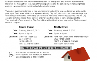 Notice of Public Consultation